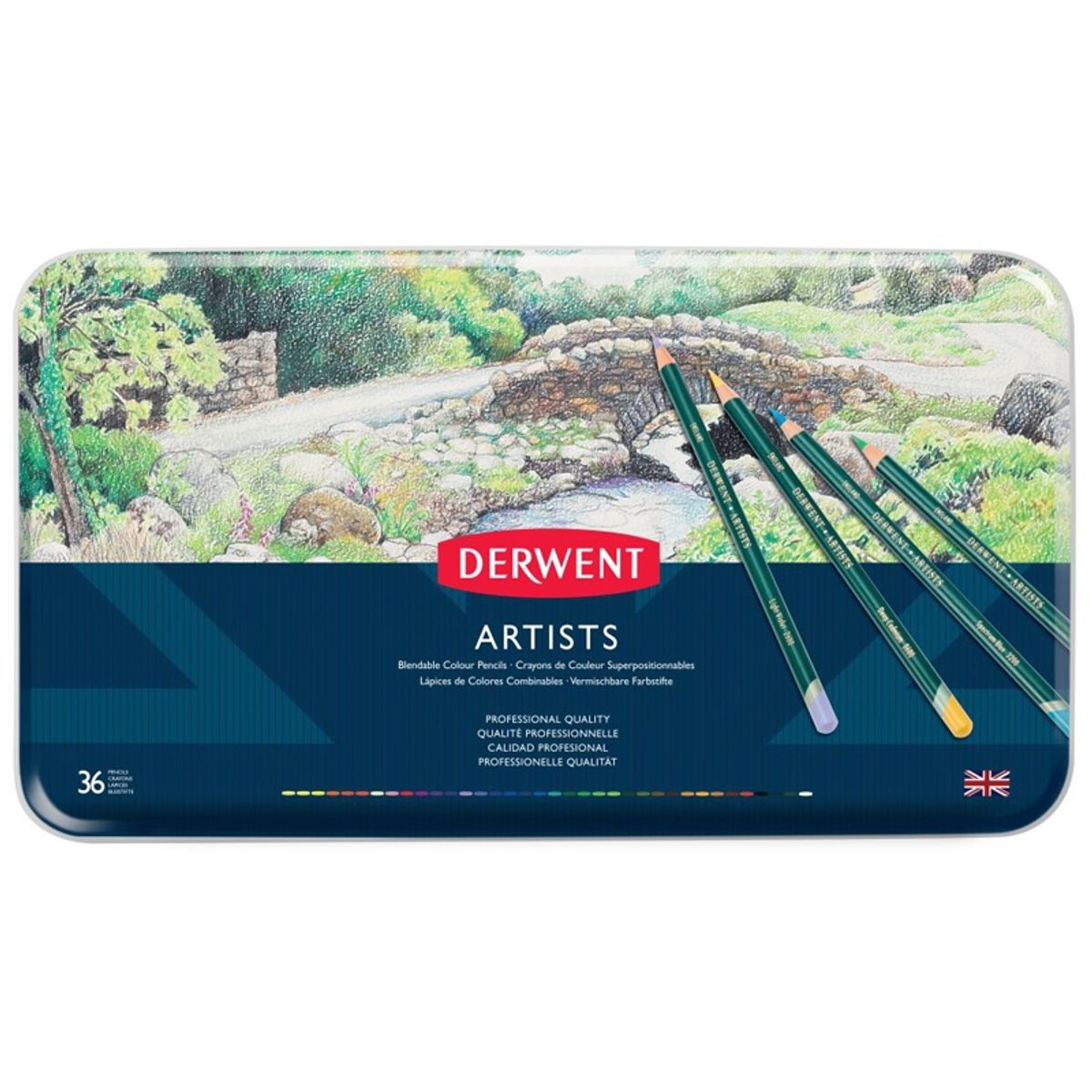 DERWENT - Lápices De Colores Artists Derwent Set 36
