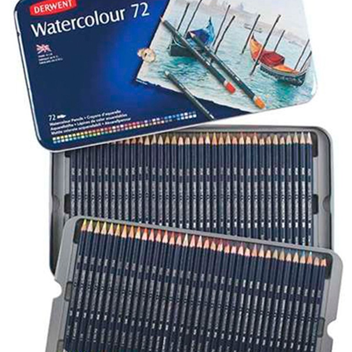 DERWENT - Lápices De Colores Acuarelables Derwent Set 72