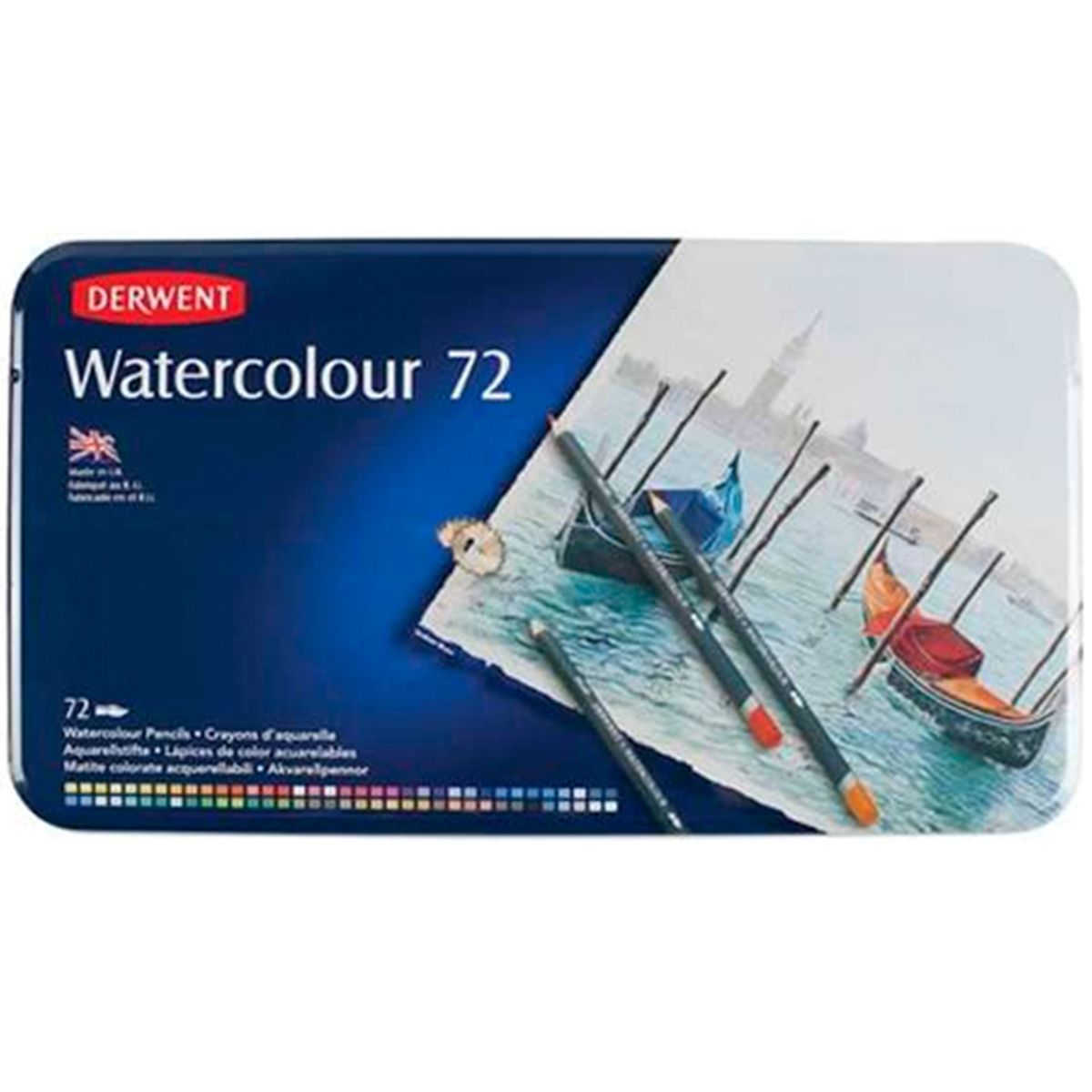 DERWENT - Lápices De Colores Acuarelables Derwent Set 72