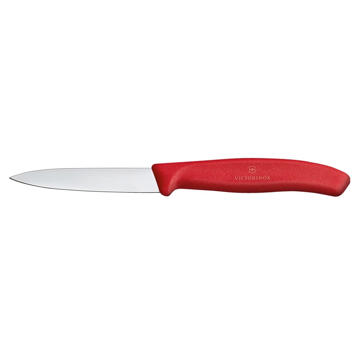 VICTORINOX - Cuchillo mondador Swiss Classic color Rojo. Hoja 8 cm. Victorinox