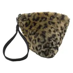 MAILEA - Cartera ecocuero piramide para mujer leopardo