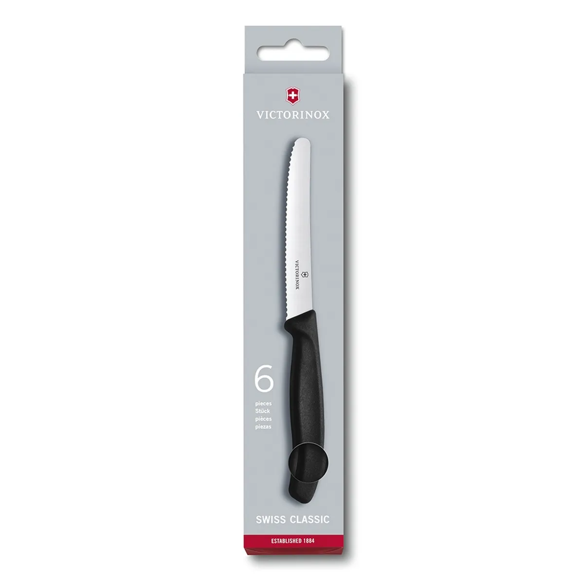 VICTORINOX - Set Cuchillos Swiss Classic 6 un Victorinox