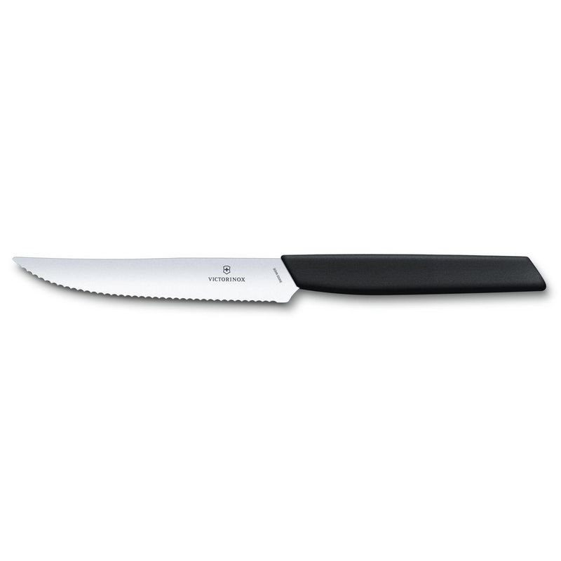 VICTORINOX - Set cuchillos carne Swiss Modern negro Victorinox