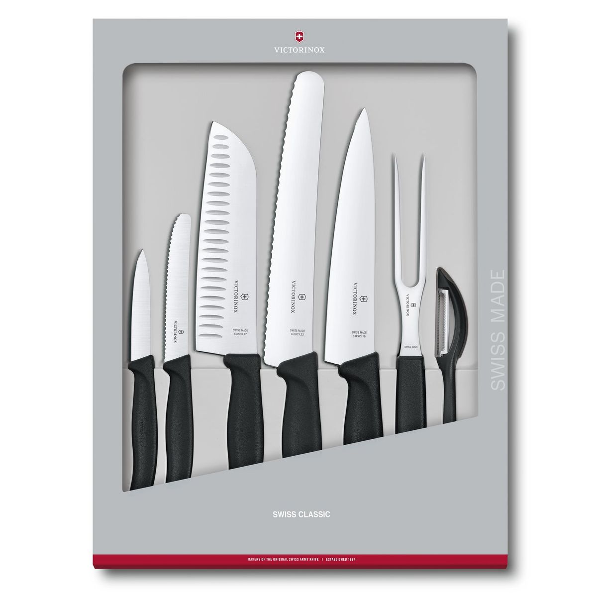 VICTORINOX - Set de cuchillos Swiss Classic 7 piezas Victorinox