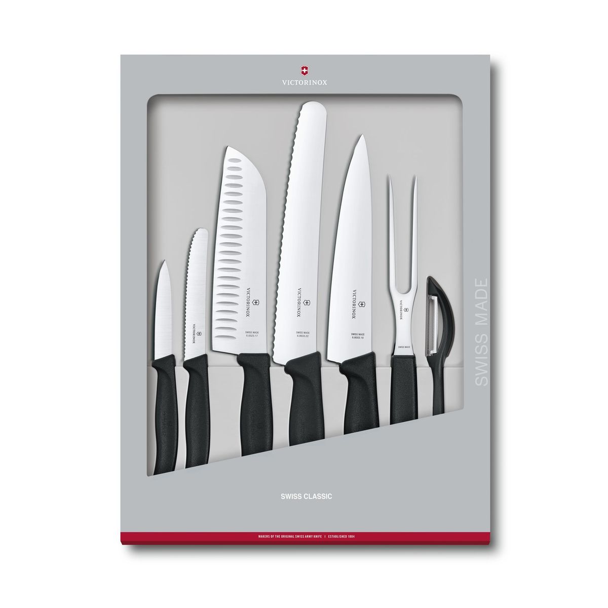 VICTORINOX - Set de cuchillos Swiss Classic 7 piezas Victorinox