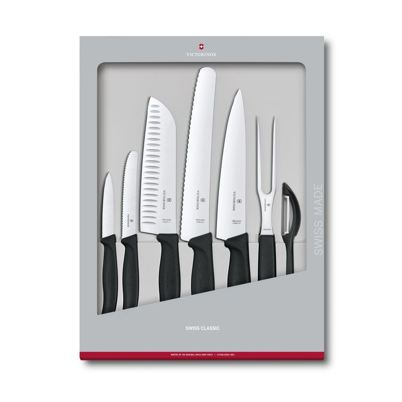VICTORINOX - Set de cuchillos Swiss Classic 7 piezas Victorinox