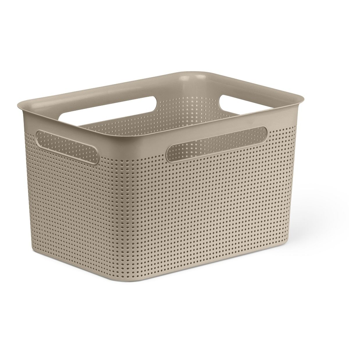 HBT - Caja Brisen 7 Lt 26x21x18 cm ROTHO Capuccino