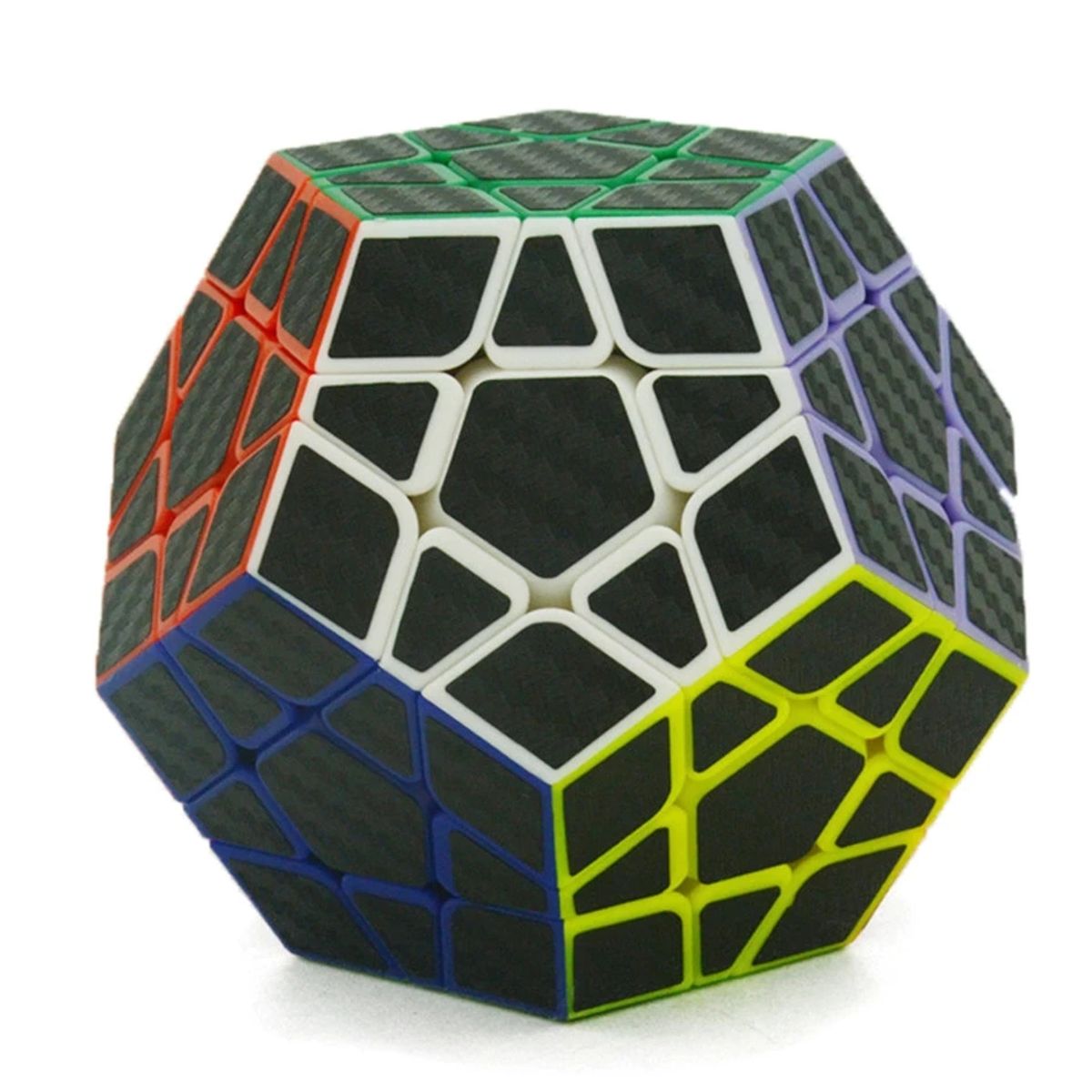 MOYU - Megaminx Fibra Carbono Meilong Cubo Velocidad