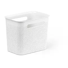 HBT - Caja Brisen 7 Lt 26x21x18 cm ROTHO Blanco
