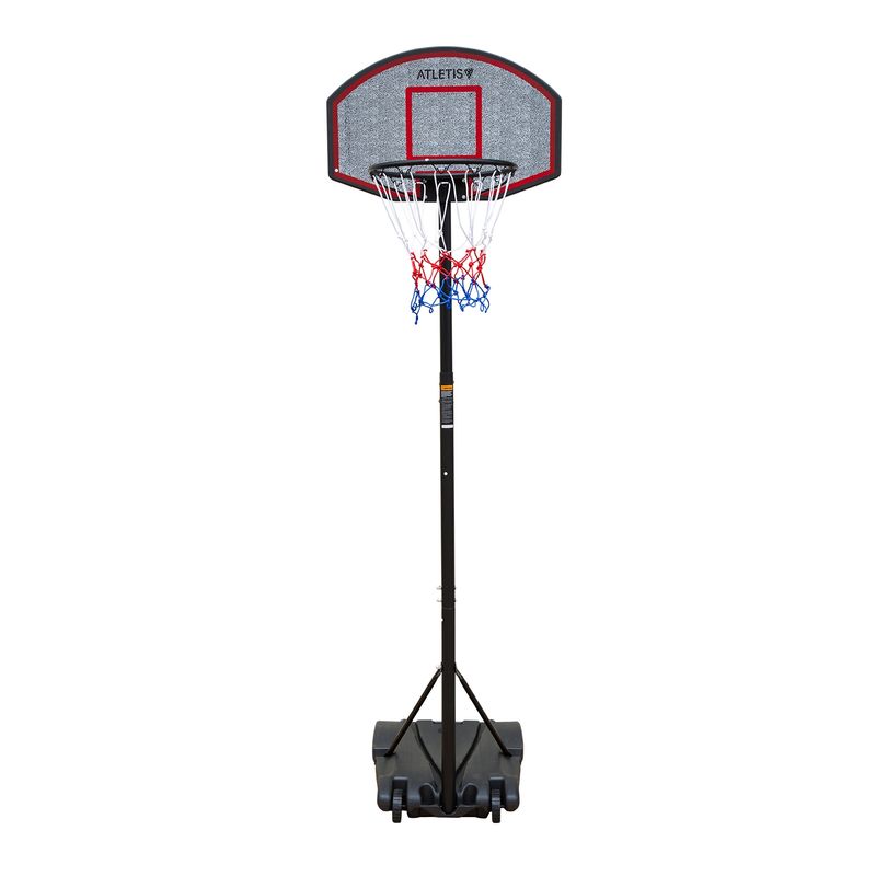 ATLETIS - Aro de Basquetball Altura Ajustable 2.1 mt Gris