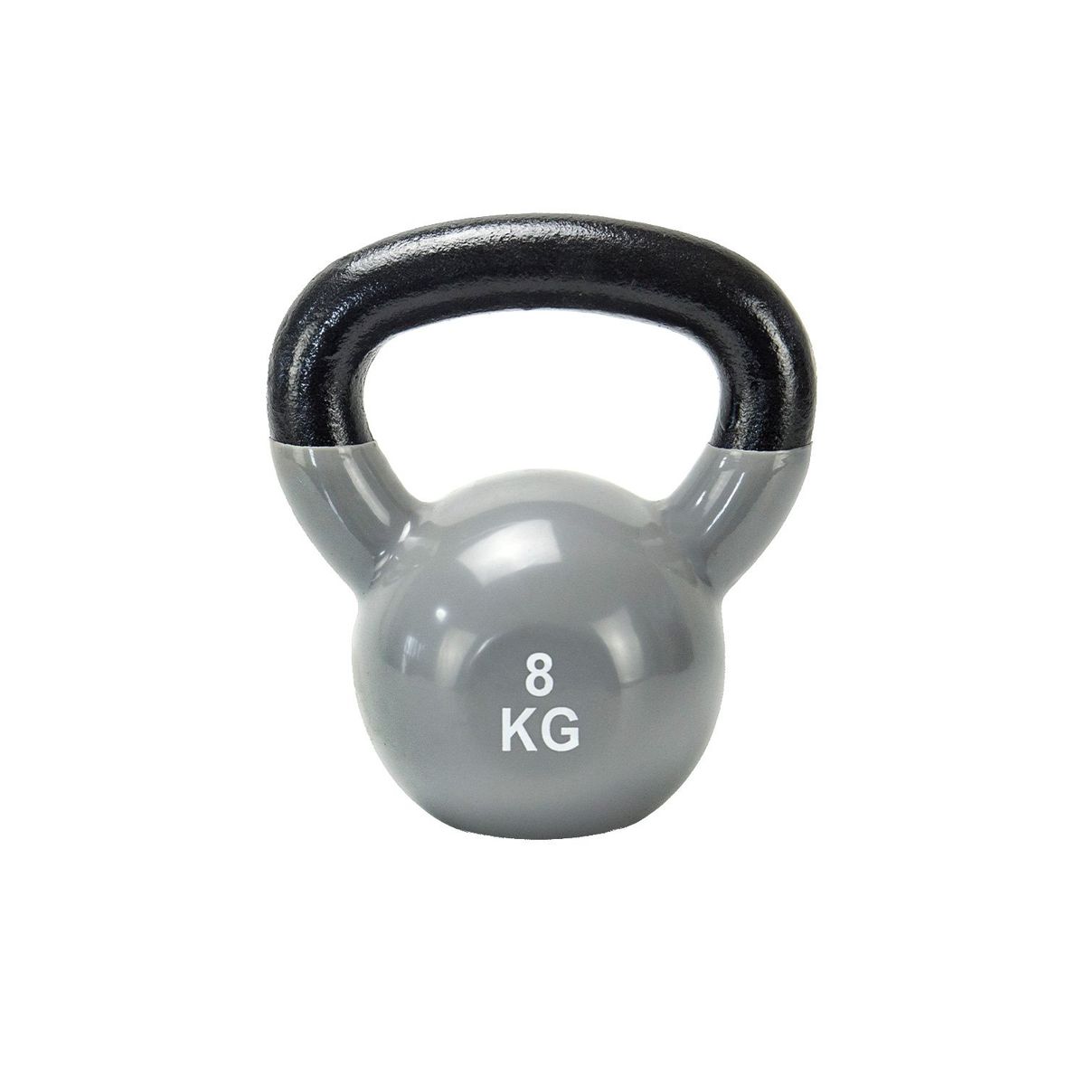 ATLETIS - Kettlebell Vinilo 8 Kg Gris