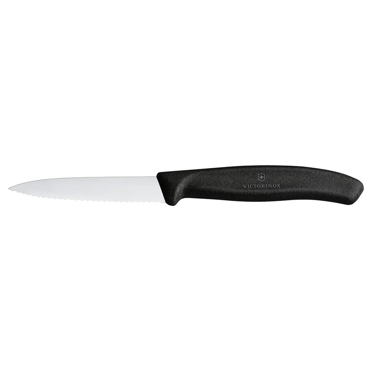 VICTORINOX - Cuchillo Verdura Swiss Classic color Negro. Hoja 8 cm. Victorinox
