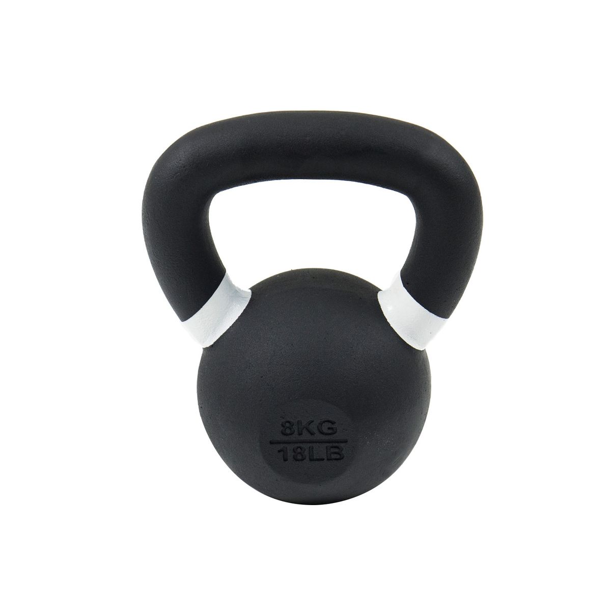 ATLETIS - Kettlebell de Hierro Fundido 8 Kg Negro