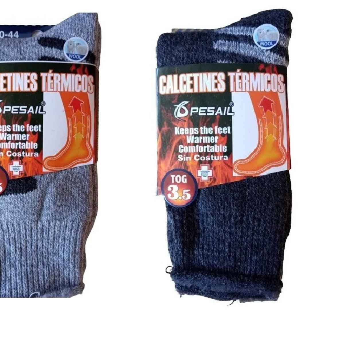 GARSIL - 12 Calcetines Ultra Termicos Gruesos Para Hombre - Sin Costuras