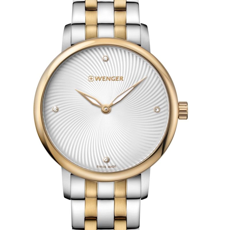 WENGER - Reloj Urban Donnissima correa acero inoxidable Bi-color Wenger