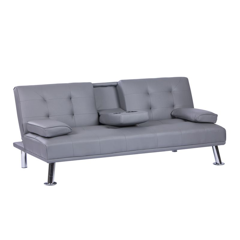 NOVAHUS - FUTON CON APOYA VASOS