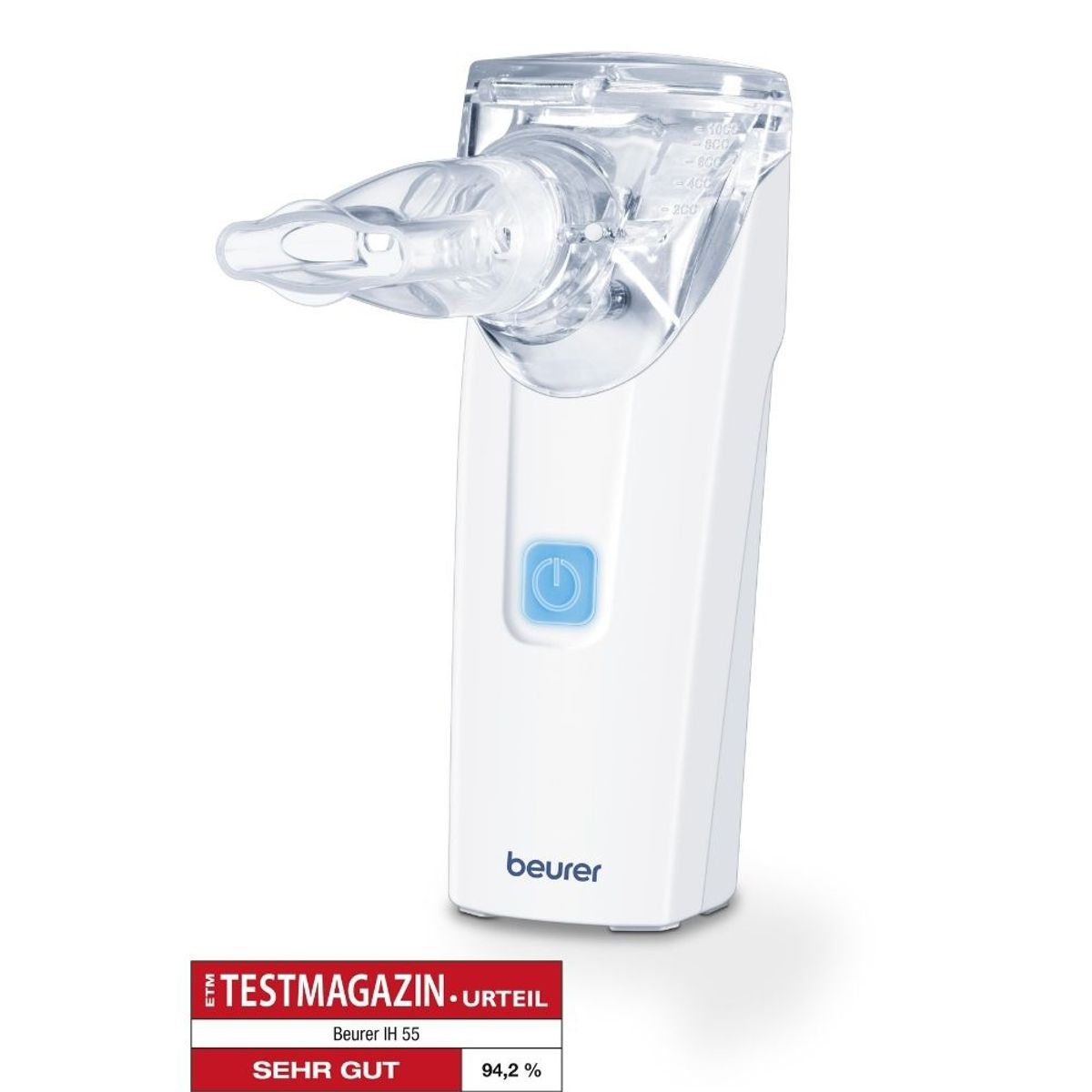 BEURER - Nebulizador Portátil Mesch, autolimpieza IH-55