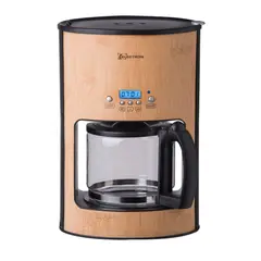 ELECTRON - Cafetera Bambú BA7002 programable 12Tazas