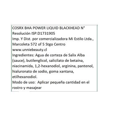 Imagen 2 del producto Tratamiento puntos negros BHA Blackhead Power Liquid