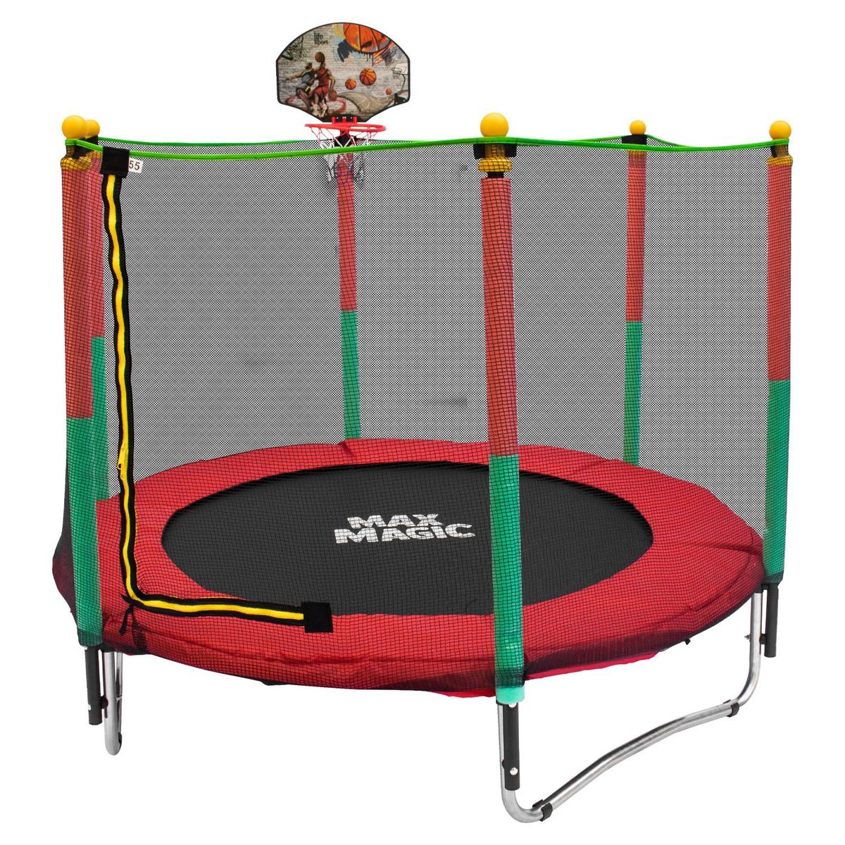 MAX MAGIC - Cama Elástica Trampolín para Niños 5 FT 152 cm