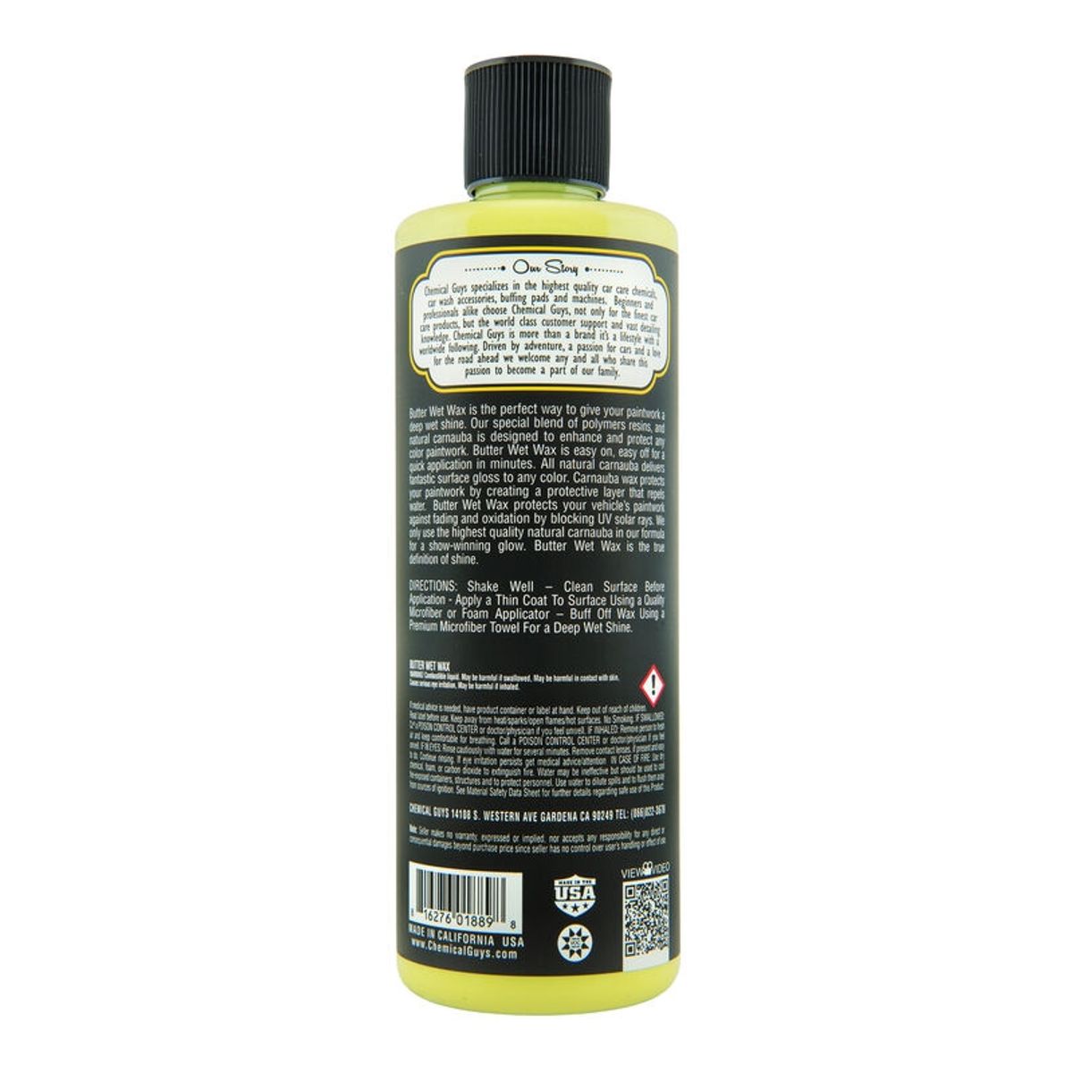 CHEMICAL GUYS - Cera carnauba Chemical Guys Butter Wet Wax - 473 ml