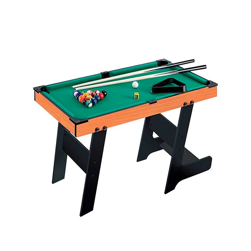 GO FUN - Mesa de Pool Plegable Negro