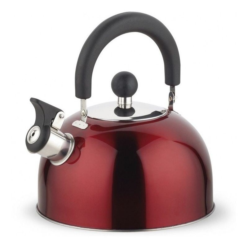 WENS - Tetera 2,5 Litros Acero Inoxidable Roja Wens