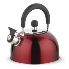 WENS - Tetera 2,5 Litros Acero Inoxidable Roja