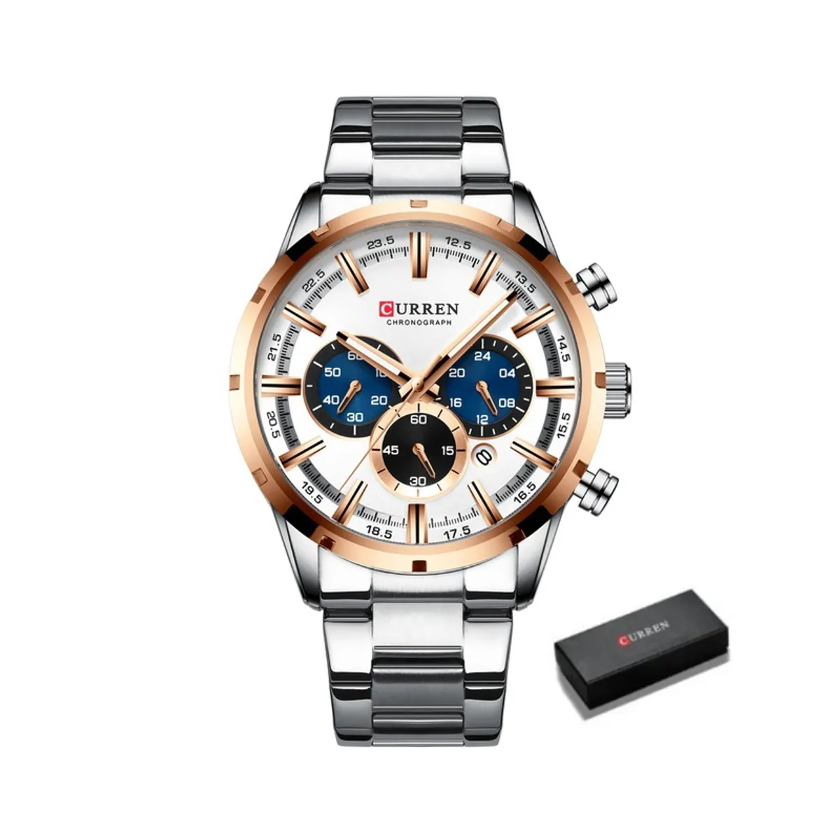 CURREN - Reloj Curren 8355 Caballero Hombre Elegante