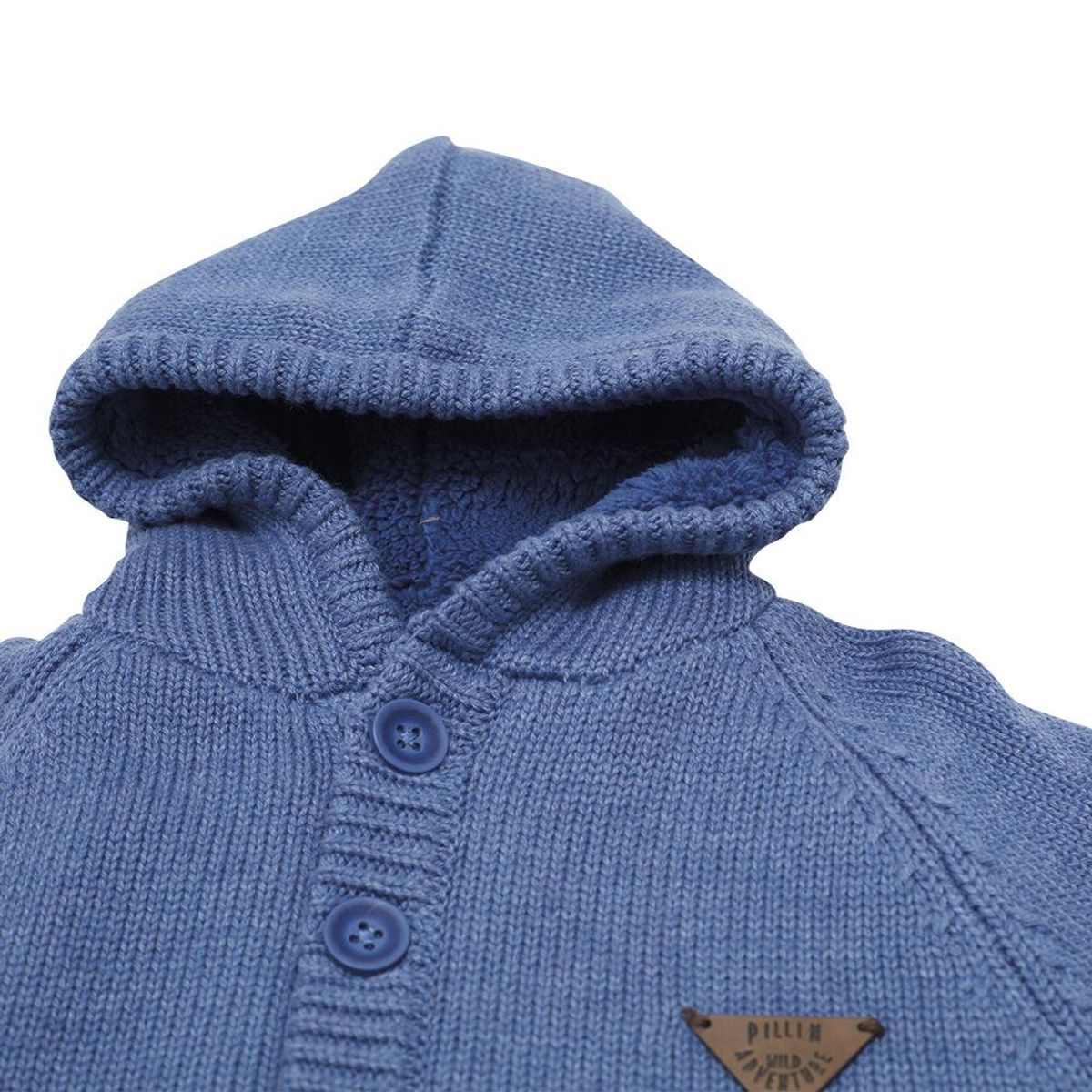 PILLIN - Chaleco con Capucha Bebé Niño Azul Pillin - Azul