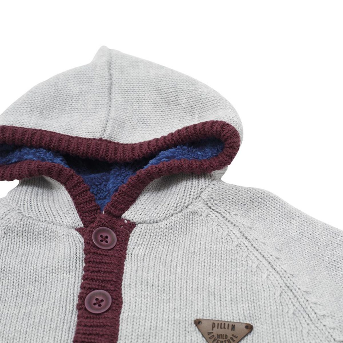 PILLIN - Chaleco con Capucha Bebé Niño Gris Pillin - Gris