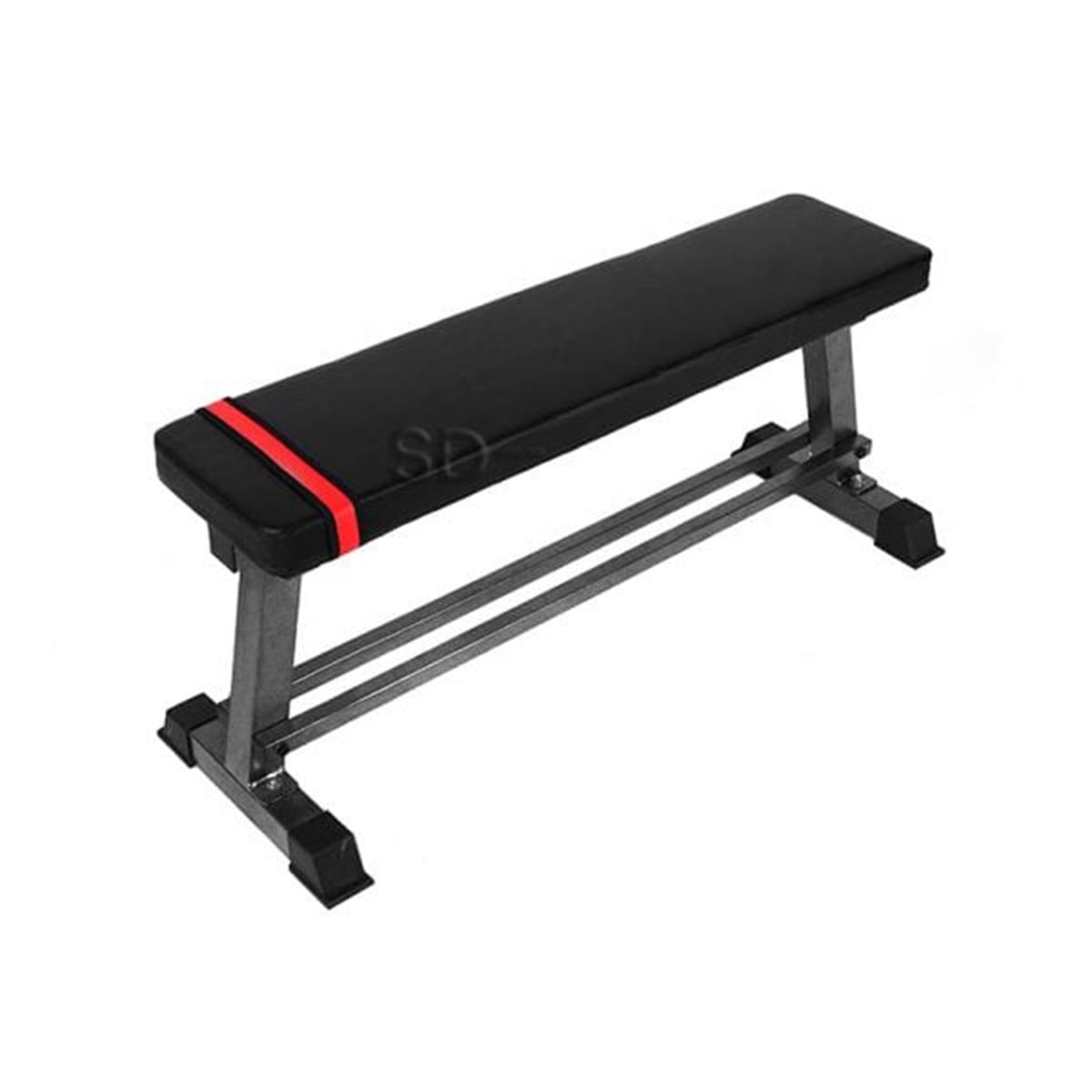 SDFIT - Banca plana doble soporte para mancuernas – resistencia de 300 kg