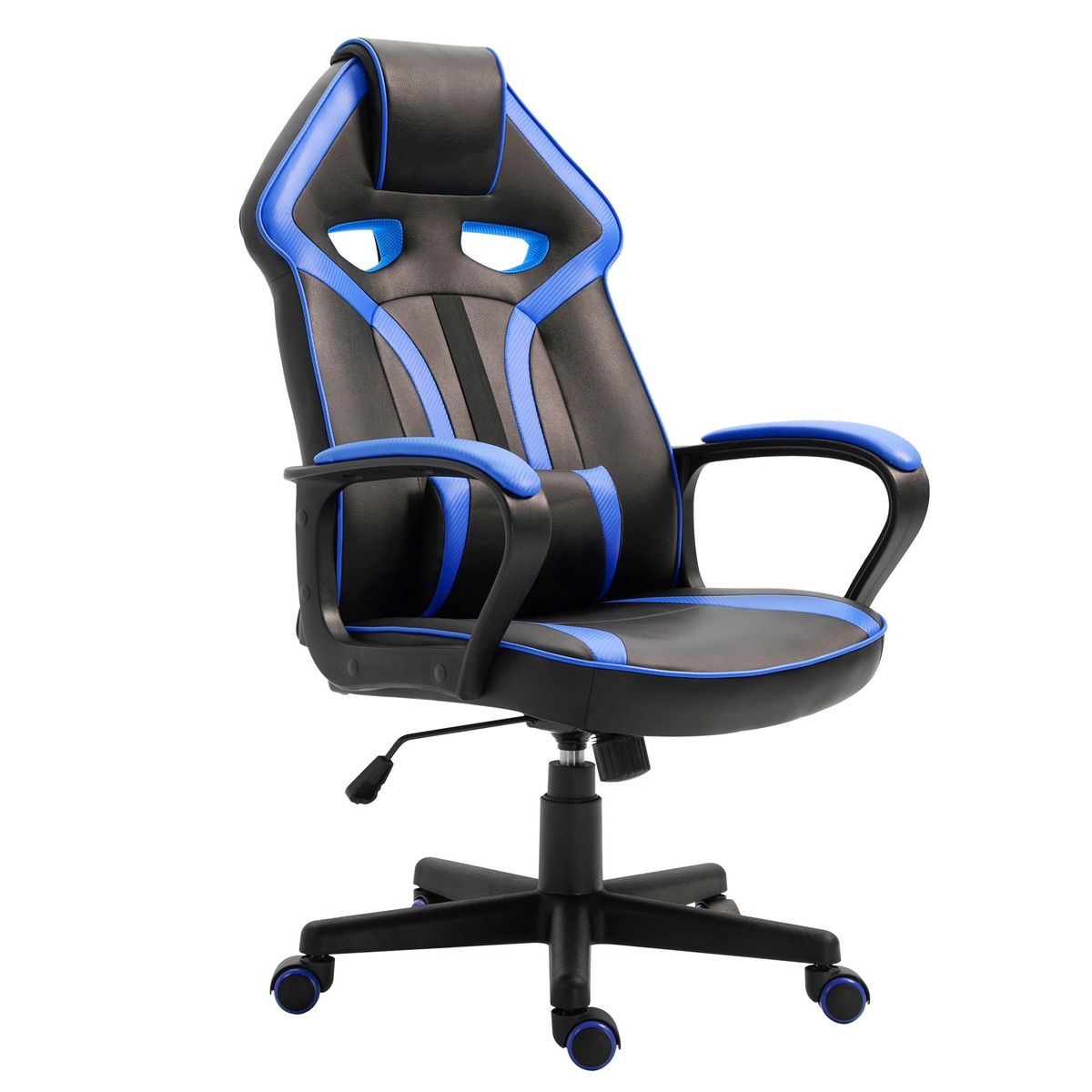 NOVAHUS - Silla Gamer Extreme Game Pvc Base Nylon - Azul
