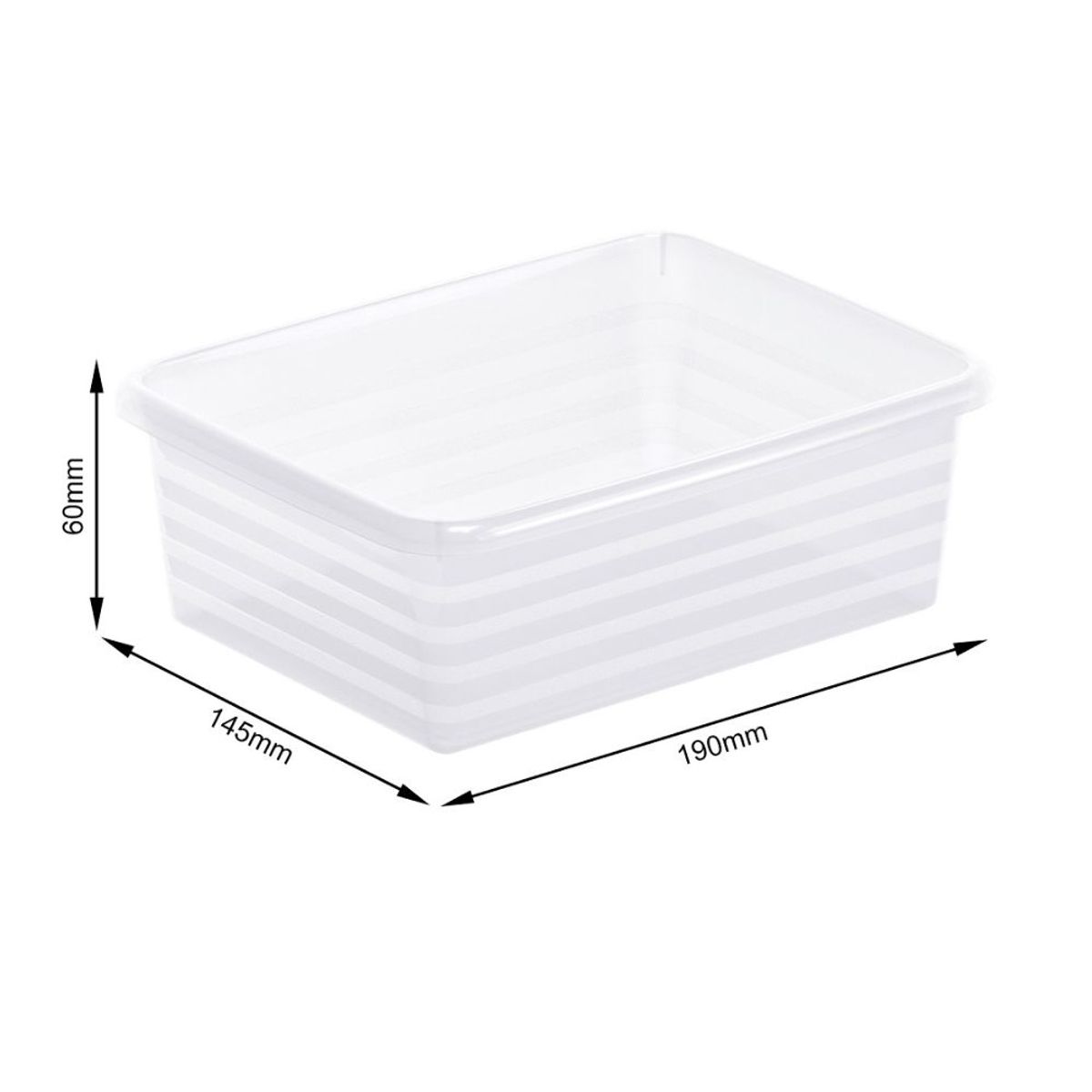 HBT - Caja Linus A6 19x6x14 cm ROTHO Transparente