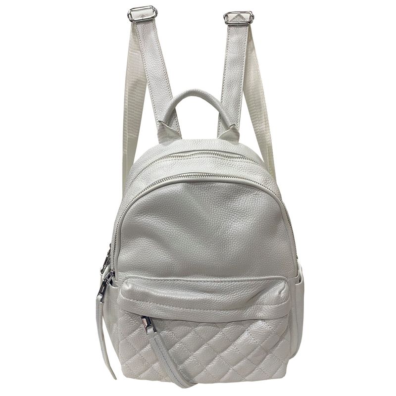 TODOPIEL - Mochila Cuero Mujer Blanco Todopiel