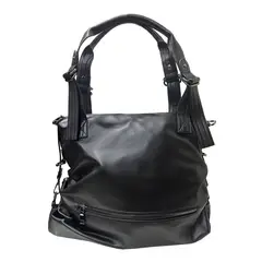 TODOPIEL - Cartera Ecocuero Mujer Negro