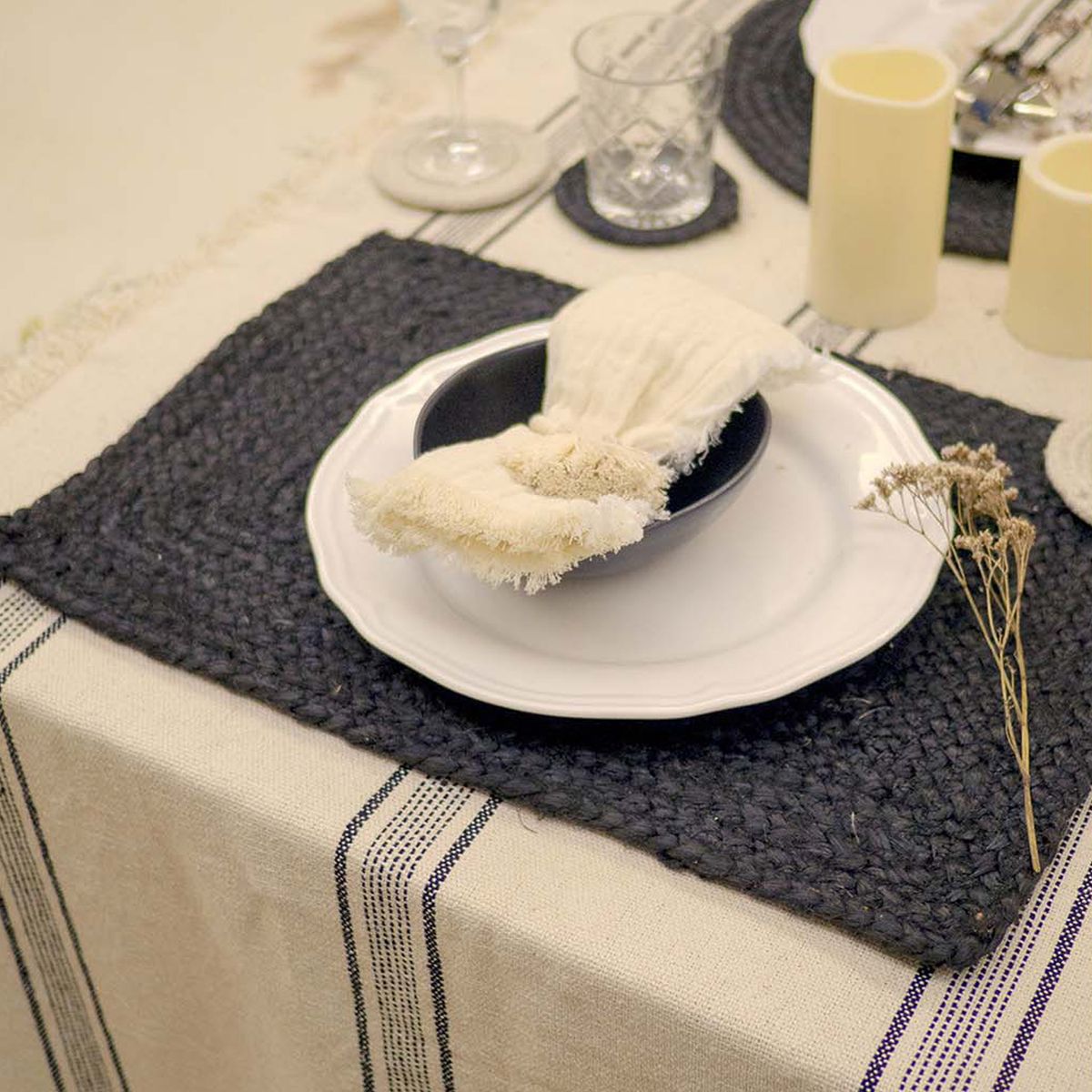 CALMA HOUSE - Individual Ural 35x50 Negro Calma House