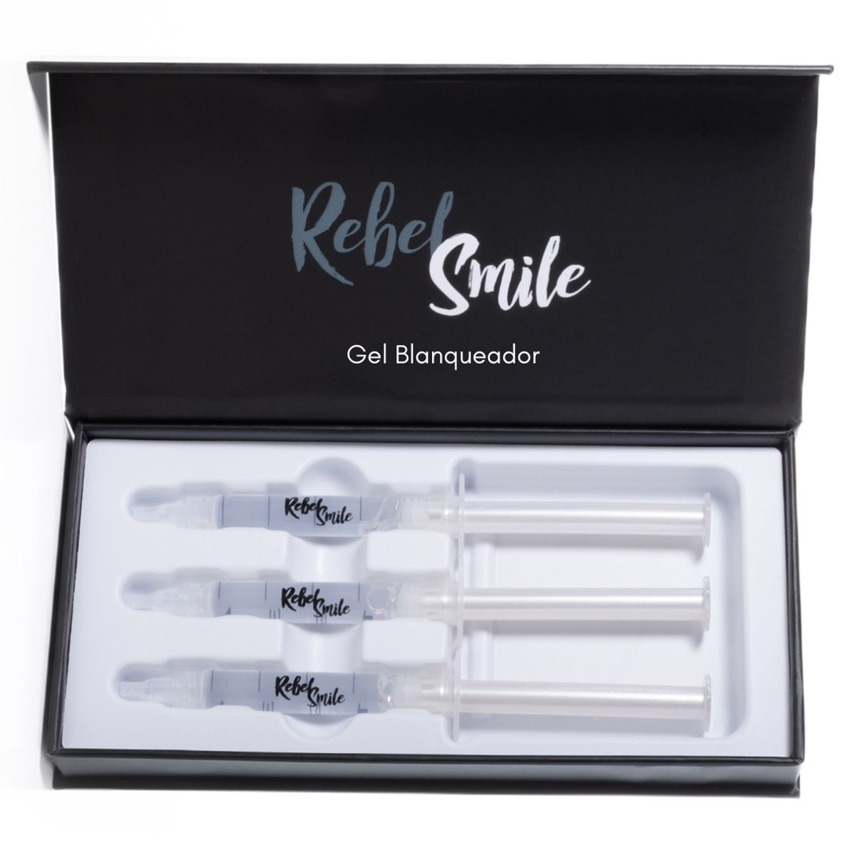REBEL - Pack 3 Jeringas Gel Blanqueador Rebel Smile
