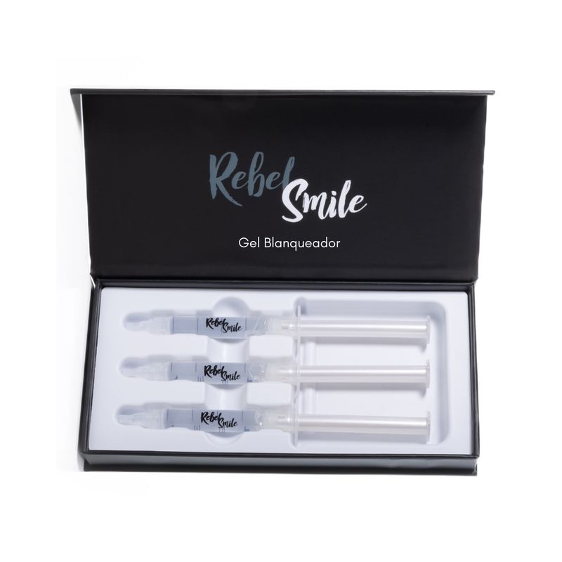 REBEL - Pack 3 Jeringas Gel Blanqueador Rebel Smile