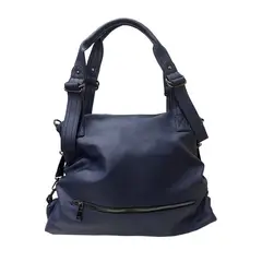 TODOPIEL - Cartera Ecocuero Mujer Azul Marino