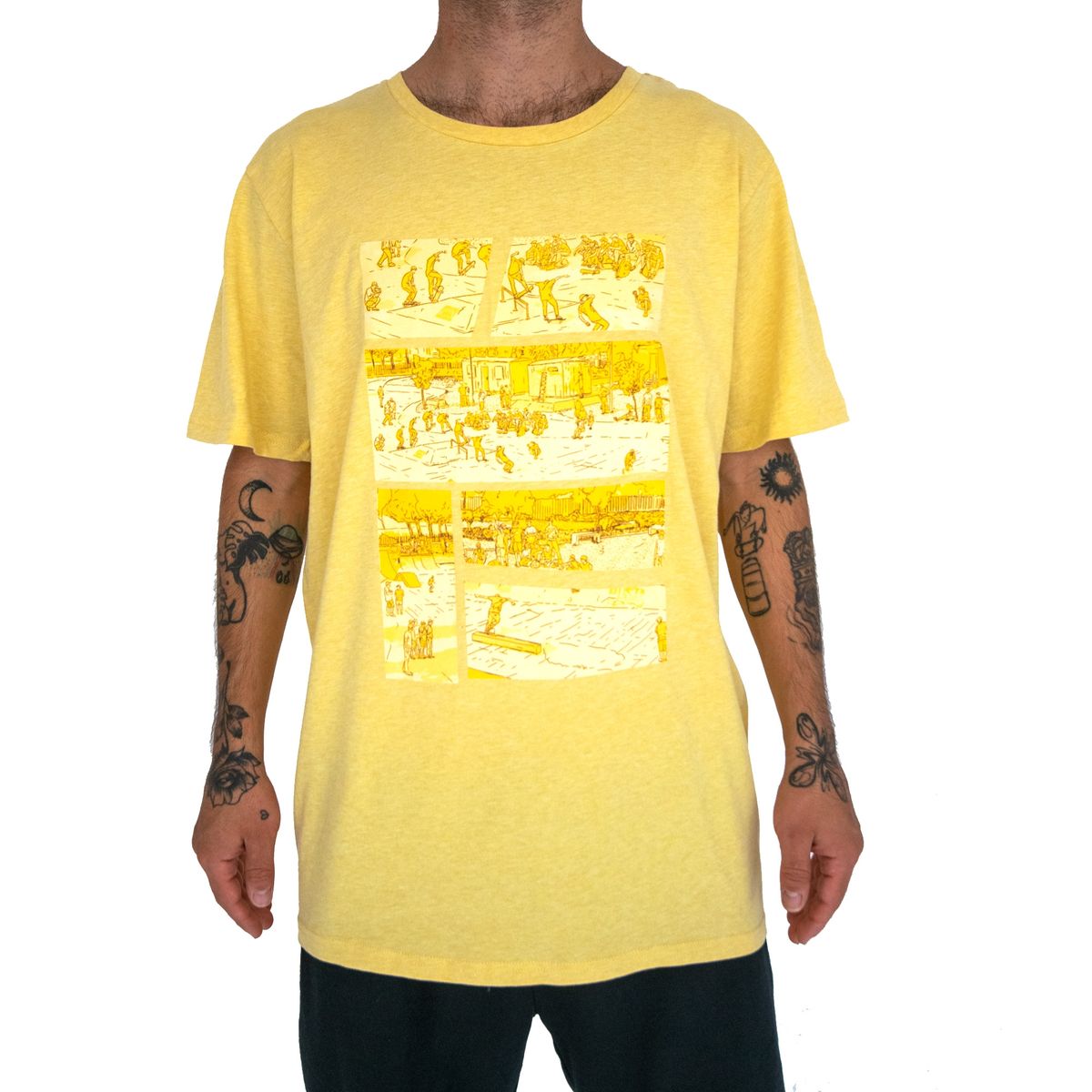 GANGSTA - Polera Busta Yellow