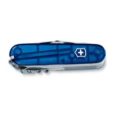 VICTORINOX - Navaja Swiss Champ azul traslúcido