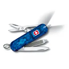 VICTORINOX - Navaja Signature Lite color rojo traslúcido