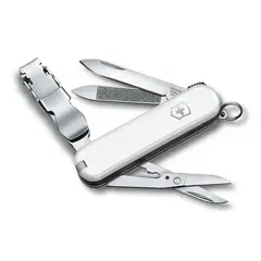 VICTORINOX - Navaja Nailclip 580 color blanco