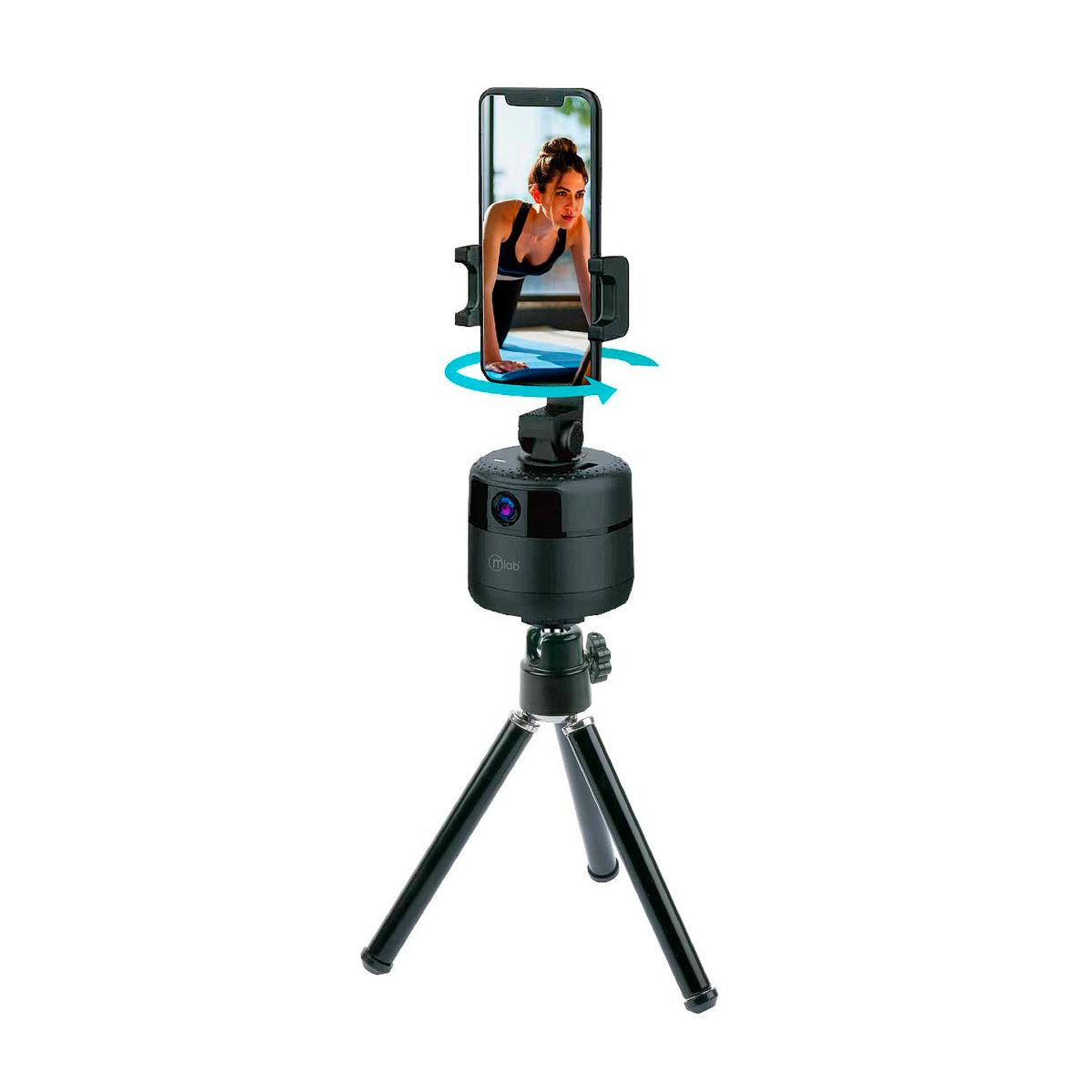 MLAB - Webcam MLAB 360 Tracking con Mic 2K y Trípode - Seguimiento Automático