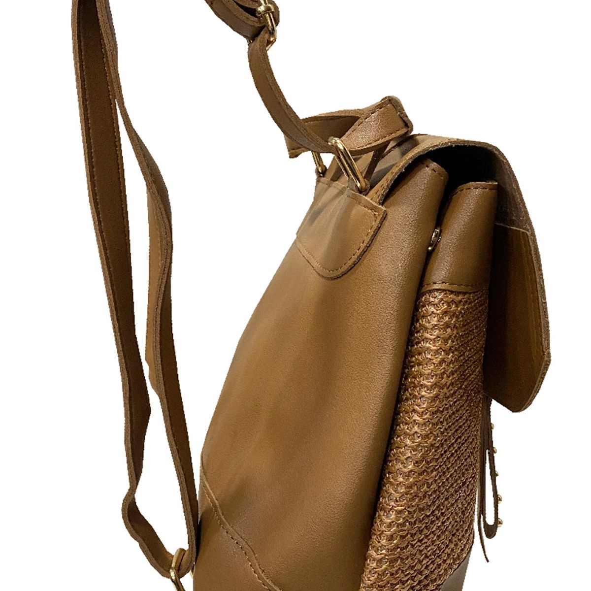 TODOPIEL - Mochila Ecocuero CRS76 Camel