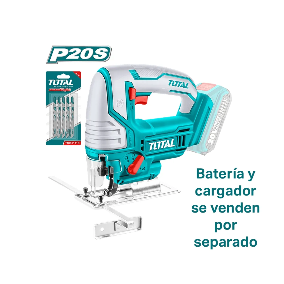 TOTAL TOOLS - Sierra Caladora Inálambrica Litio-ion 20v Total