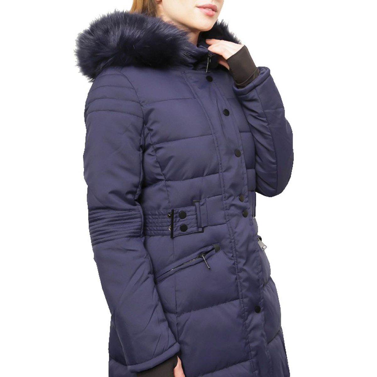 TODOPIEL - Parka Mujer Azul Marino Todopiel.