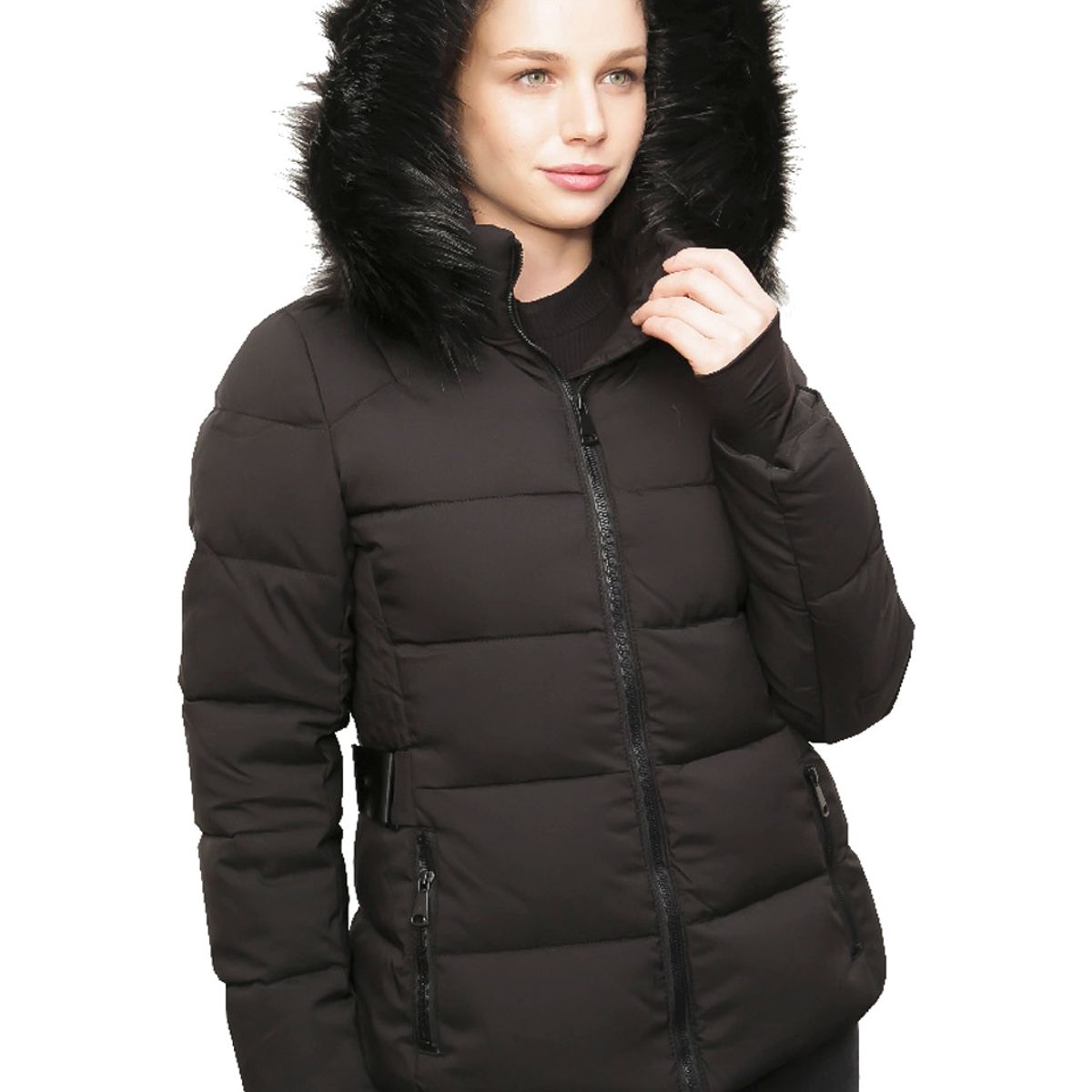 TODOPIEL - Parka Mujer Negro Todopiel