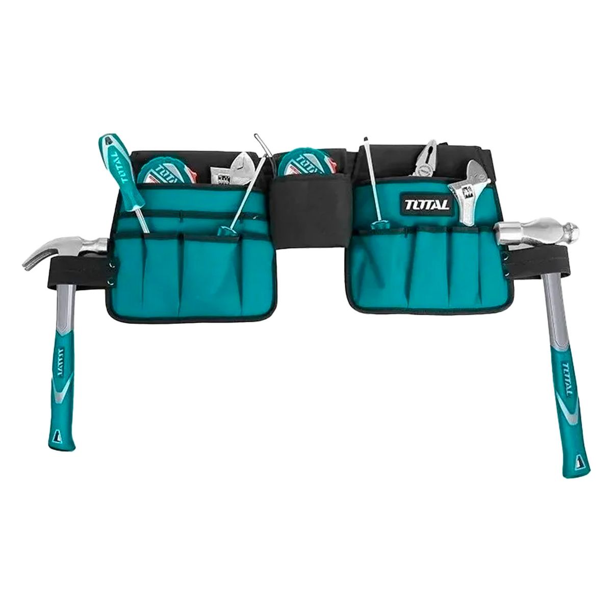 TOTAL TOOLS - Coleto Cinturon Carpintero Porta Herramientas